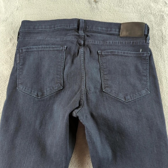 Paige Jeans Mens 34x30 (Fits 32x30) Blue Croft Dark Wash Slim Stretch Denim USA - Picture 6 of 11